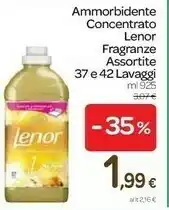 Lenor Lenor Ammorbidente Concentrato Fragranze