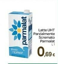 Carrefour Parmalat Latte parzialmente scremato offerta