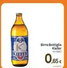 Carrefour Kiefer Birra Bottiglia offerta