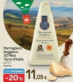 Carrefour Terre D'italia Parmigiano Reggiano 30 Mesi offerta