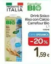 Carrefour Carrefour - Bio Drink Riso 1000 G(ml) offerta