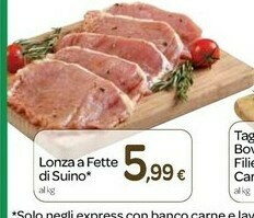 Carrefour Lonza A Fette Di Suino offerta