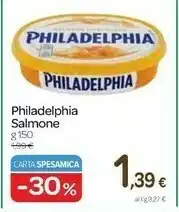 Carrefour Mondelez Philadelphia Salmone 150 G(ml) offerta