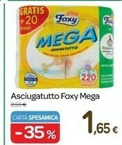 Carrefour Foxy Asciugatutto Mega offerta