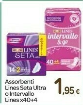 Carrefour Lines Assorbenti Seta Ultra offerta