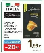Carrefour Carrefour Capsule Selection offerta