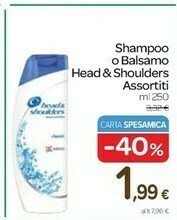 Carrefour Head & Shoulders Shampoo offerta