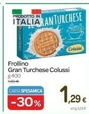 Carrefour Colussi Il Gran Turchese 400 G(ml) offerta