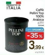 Carrefour Pellini Caffè Top 100% Arabica offerta