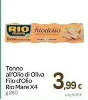 Carrefour Rio Mare Rio Mare - Tonno all'Olio di Oliva Filodolio offerta