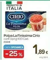 Carrefour Cirio Cirio - La Finissima Polpa offerta