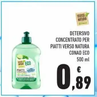Conad Detersivo concentrato per piatti vero natura conad eco offerta