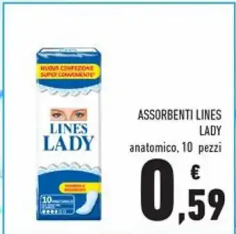 Conad Assorbenti lines lady offerta