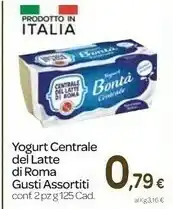 Carrefour Centrale del latte di roma Yogurt offerta