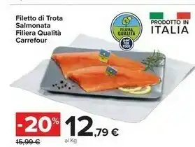 Carrefour Carrefour Filetto Di Trota Salmonata offerta