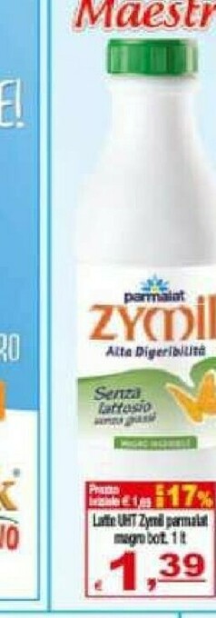 CTS Supermercati Parmalat Latte parzialmente scremato offerta
