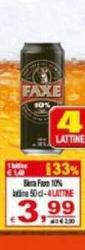 CTS Supermercati Faxe Birra offerta