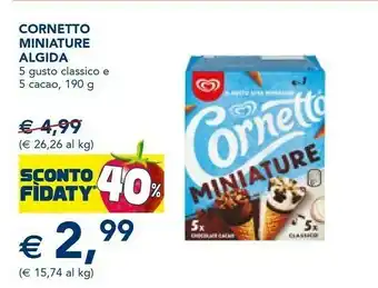 Esselunga Algida Cornetto Miniature offerta