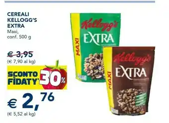 Esselunga Kelloggs Cereali Extra Maxi offerta