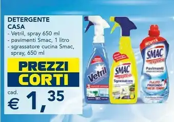 Esselunga Vetril / Smac Detergente Casa offerta