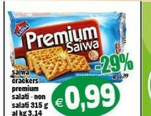 Il Castoro Supermercati Saiwa Crackers offerta