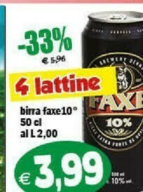 Il Castoro Supermercati Birra offerta