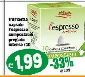 Il Castoro Supermercati Intenso Cialde caffè offerta