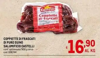 Metro Castelli Salumi offerta