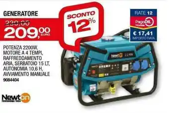 Bricofer Newton Generatore 15 lt offerta