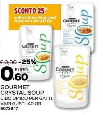 Bricofer Purina Gourmet Crystal Soup 40 gr offerta