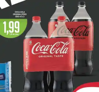 Supermercati Piccolo Coca Cola Original/Zero 1350 ml x 2 offerta