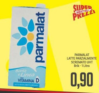 Supermercati Piccolo Parmalat Latte Parzialmente scremato UHT Brik - 1 Litro offerta