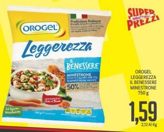 Supermercati Piccolo Orogel Leggerezza Il Benessere Minestrone 750 g offerta