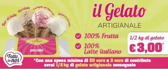 Supermercati Piccolo Gelato 1/2 kg offerta