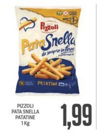 Supermercati Piccolo Pizzoli Pata Snella Patatine 1 kg offerta