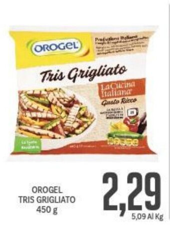 Supermercati Piccolo Orogel Tris Grigliato 450 g offerta