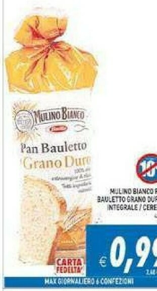 Pim Supermercati Mulino Bianco Pan Bauletto offerta