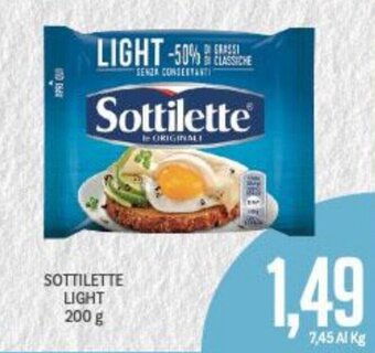 Supermercati Piccolo Sottilette Light 200 g offerta