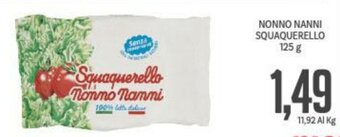 Supermercati Piccolo Nonno Nanni Squaquerello 125 g offerta