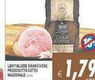 Pim Supermercati Cuore Prosciutto cotto offerta