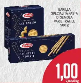Supermercati Piccolo Barilla Specialità Pasta di Semola 500 g offerta