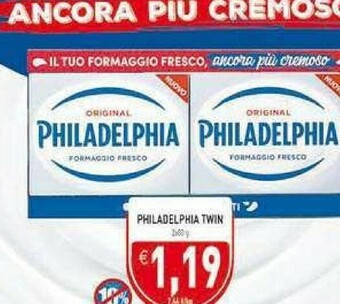 Pim Supermercati Philadelphia Formaggio spalmabile offerta