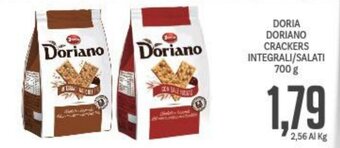 Supermercati Piccolo Doria Doriano Crackers Integrali/Salati 700 g offerta