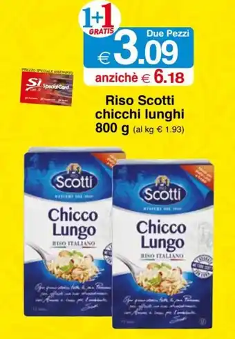 Scotti Riso Chicchi Lunghi 800 g
