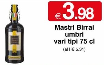 Mastri Birrai Umbri Vari Tipi 75 cl