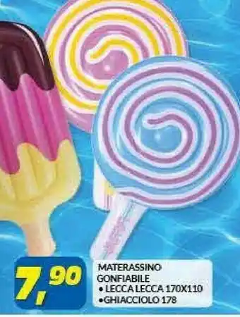 Risparmio Casa Materassino Gonfiabile Lecca Lecca 170x110 offerta