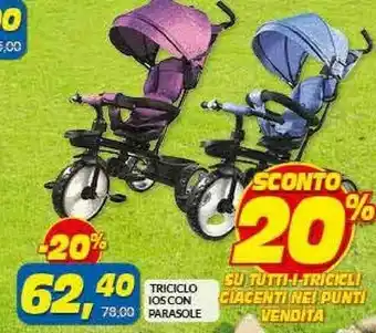 Triciclo Ios Con Parasole