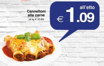 Sì con te Cannelloni Alla Carne offerta