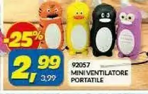 Risparmio Casa 92057 Mini Ventilatore Portatile offerta