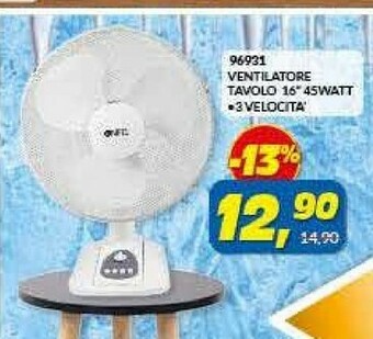 Risparmio Casa 96931 Ventilatore Tavolo offerta
